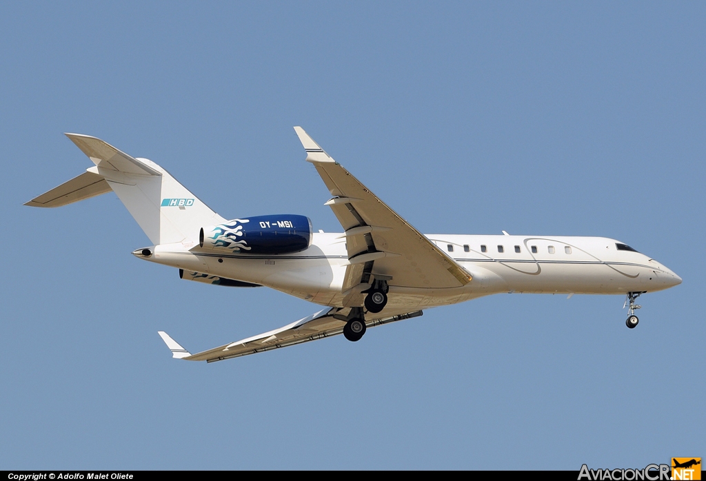 OY-MSI - Bombardier BD-700-1A10 Global Express - Privado