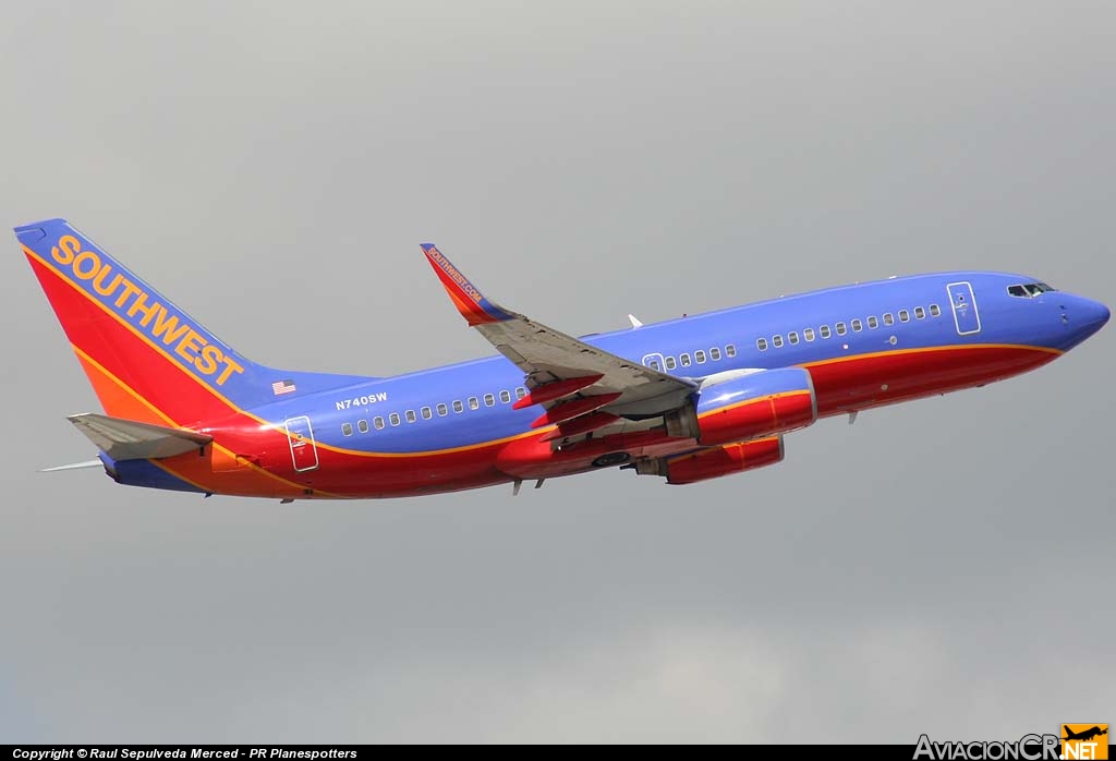 N740SW - Boeing 737-7H4 - Southwest Airlines