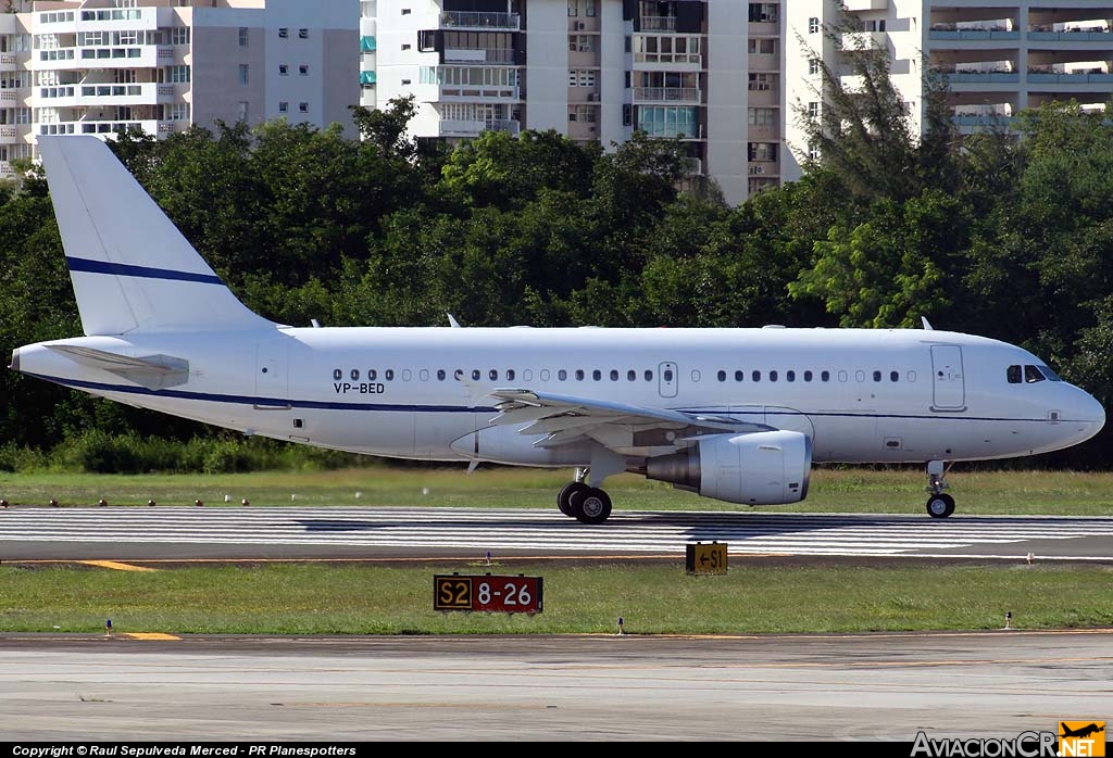 VP-BED - Airbus A319-115X CJ - Sonair Servico Aereo