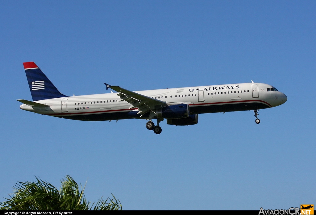 N537UW - Airbus A321-231 - US Airways