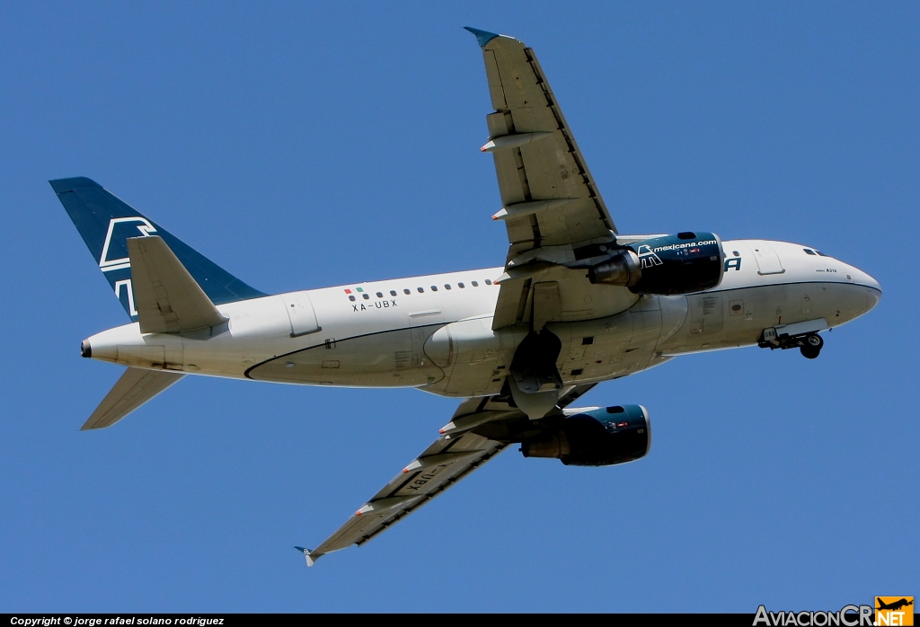XA-UBX - Airbus A318-111 - Mexicana
