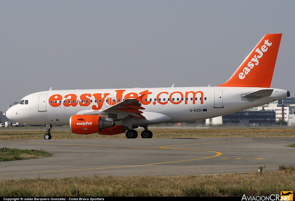 G-EZDI - Airbus A319-111 - EasyJet Airline
