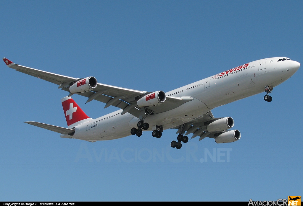 HB-JMN - Airbus A340-313X - Swiss International Air Lines