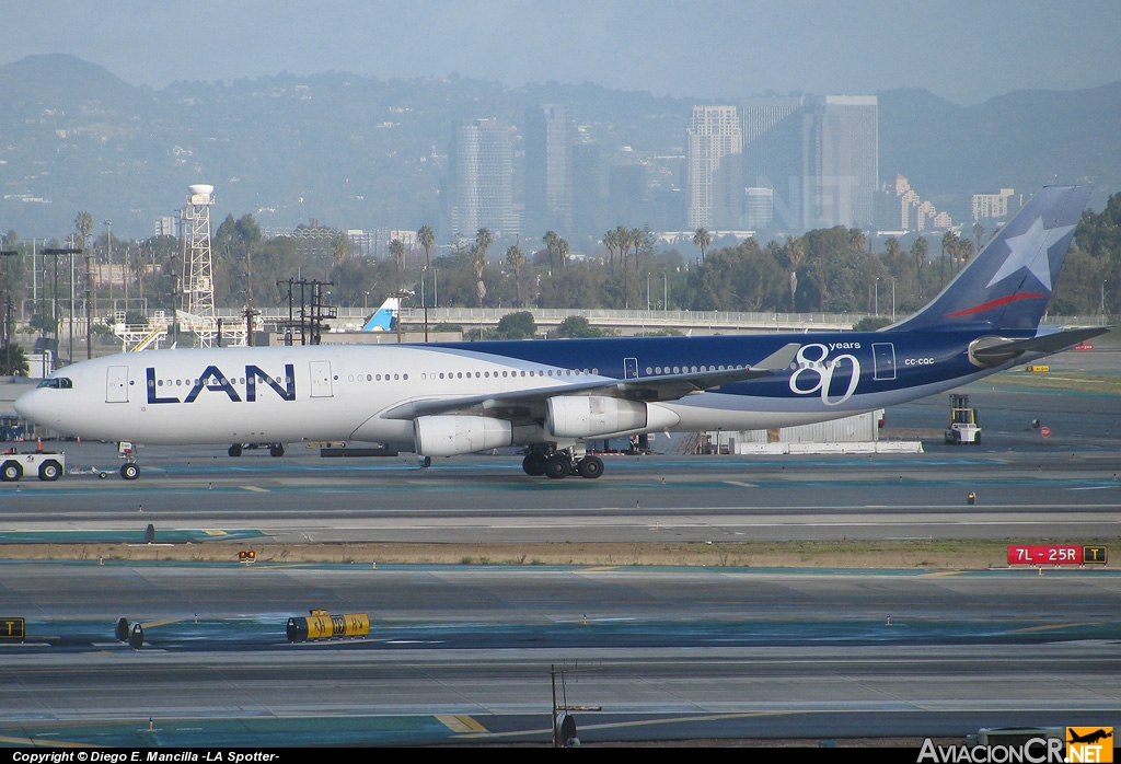 CC-CQC - Airbus A340-313X - LAN Airlines