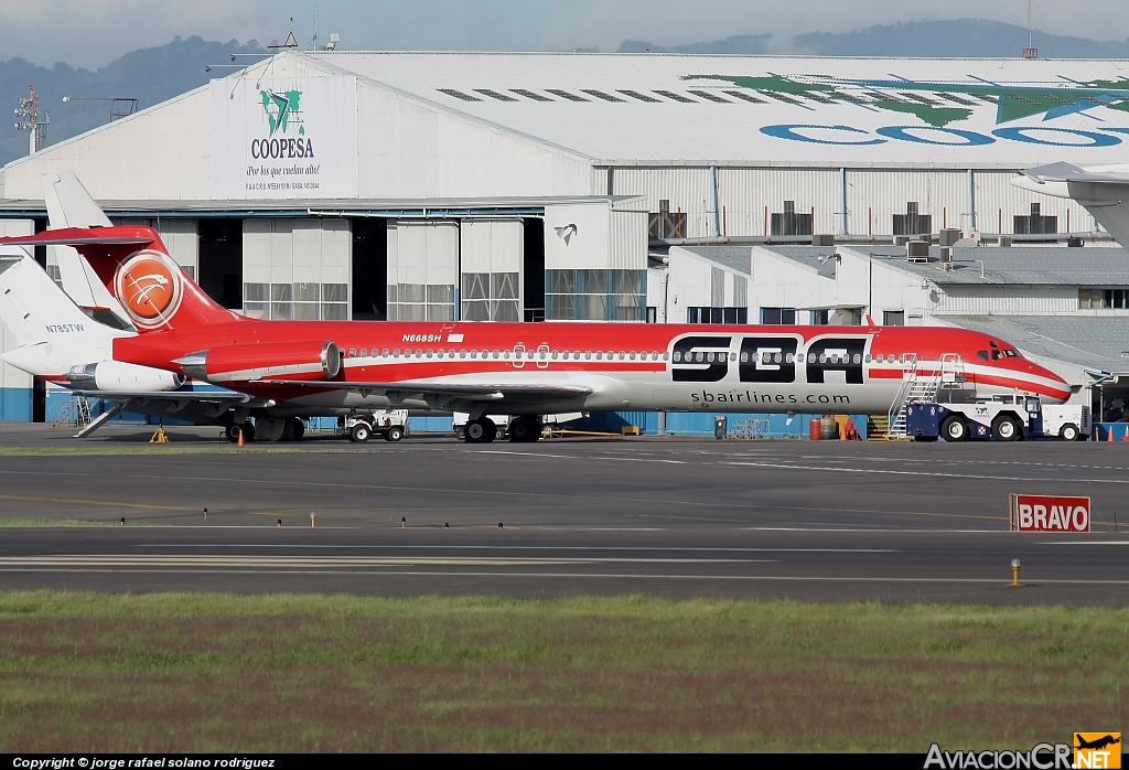 N668SH - McDonnell Douglas MD-83 (DC-9-83) - SBA Airlines