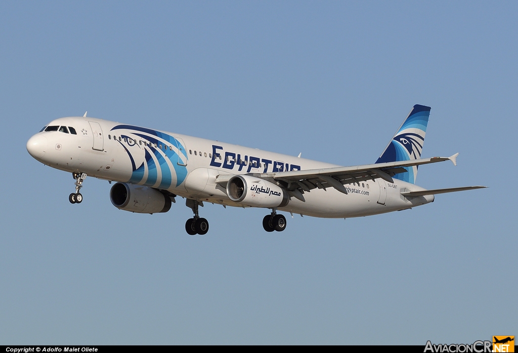 SU-GBT - Airbus A321-231 - Egypt Air