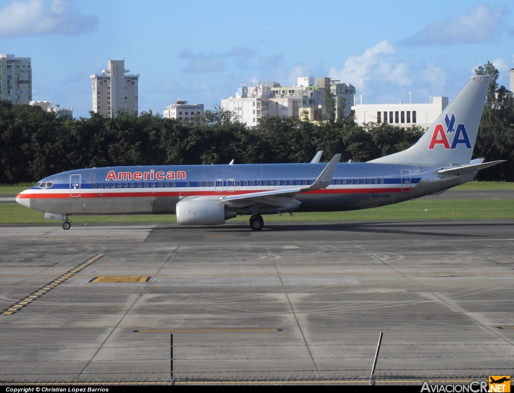 N807NN - Boeing 737-823 - American Airlines