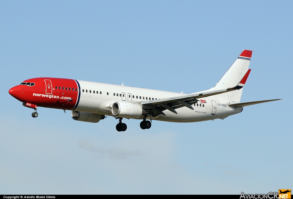 LN-NOO - Boeing 737-86Q - Norwegian Air Shuttle