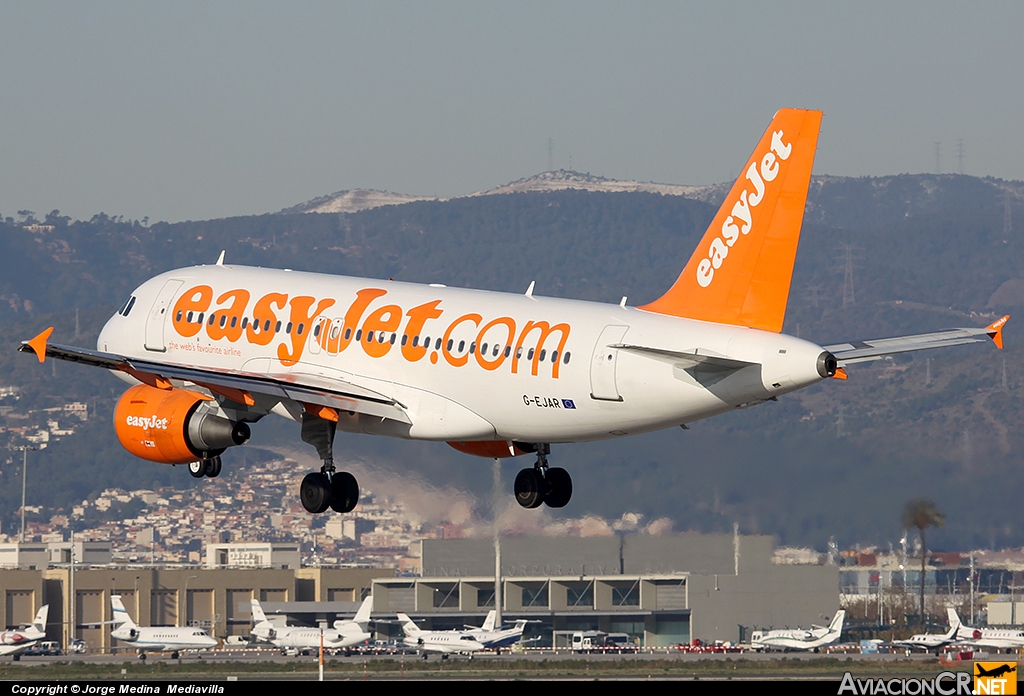 G-EJAR - Airbus A319-111 - EasyJet Airline