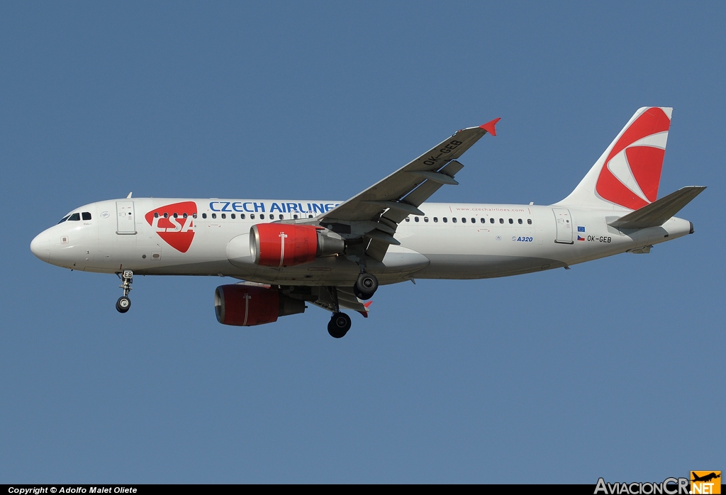 OK-GEB - Airbus A320-214 - CSA Czech Airlines
