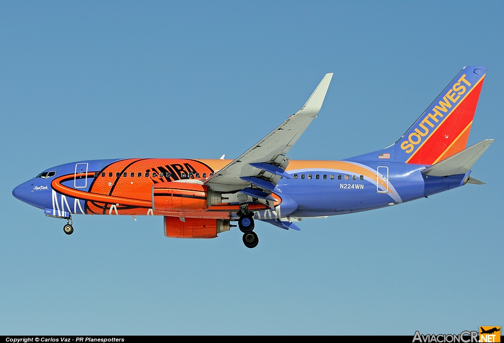 N224WN - Boeing 737-7H4 - Southwest Airlines