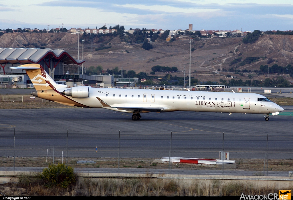 5A-LAC - Canadair CL-600-2D24 Regional Jet CRJ-900ER - Libyan Airlines
