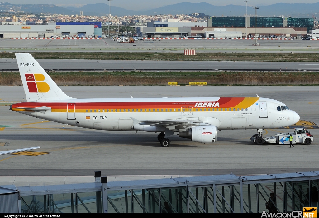 EC-FNR - Airbus A320-211 - Iberia
