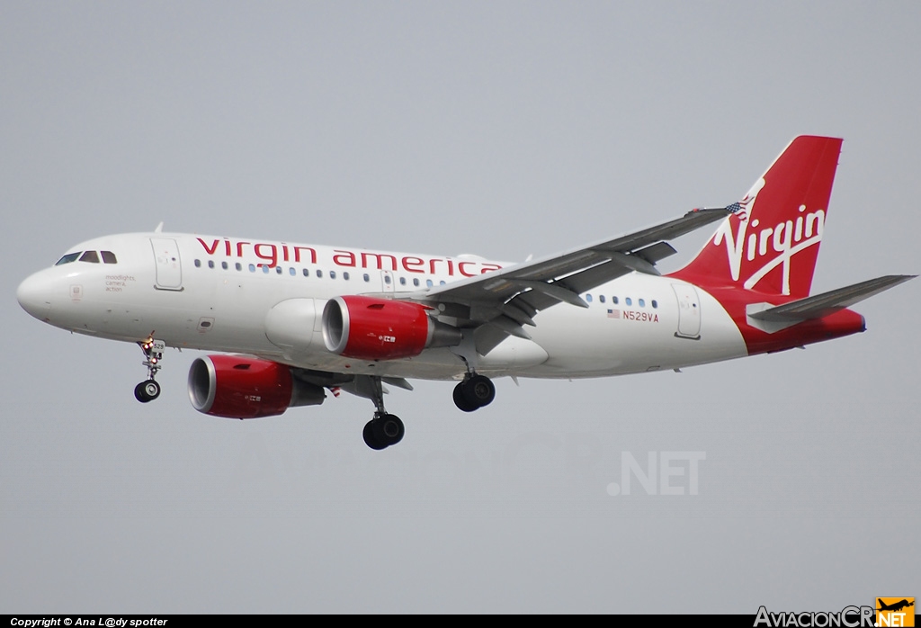 N529VA - Airbus A319-112 - Virgin America
