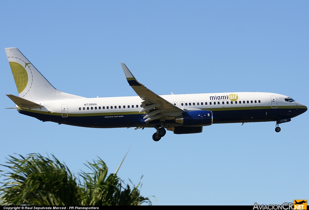 N738MA - Boeing 737-8Q8 - Miami Air