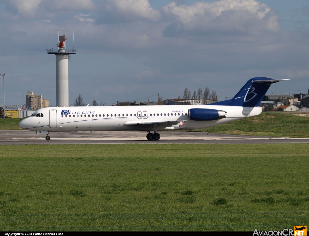 F-GNLH - Fokker 100 - Blue Line