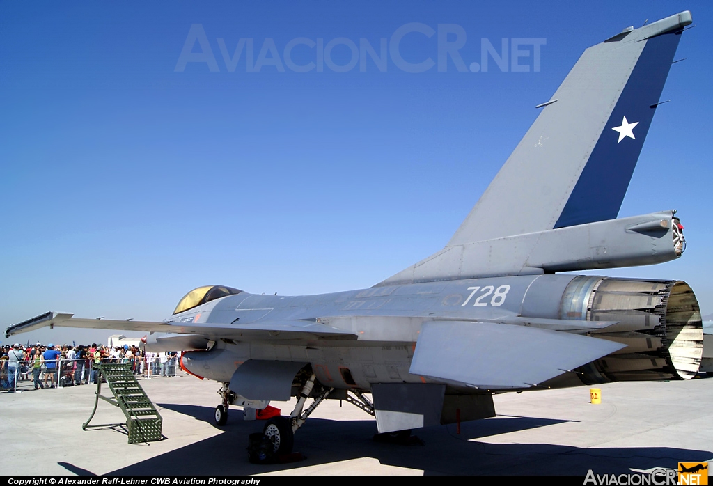 728 - General Dynamics F-16AM Fighting Falcon - Fuerza Aerea de Chile