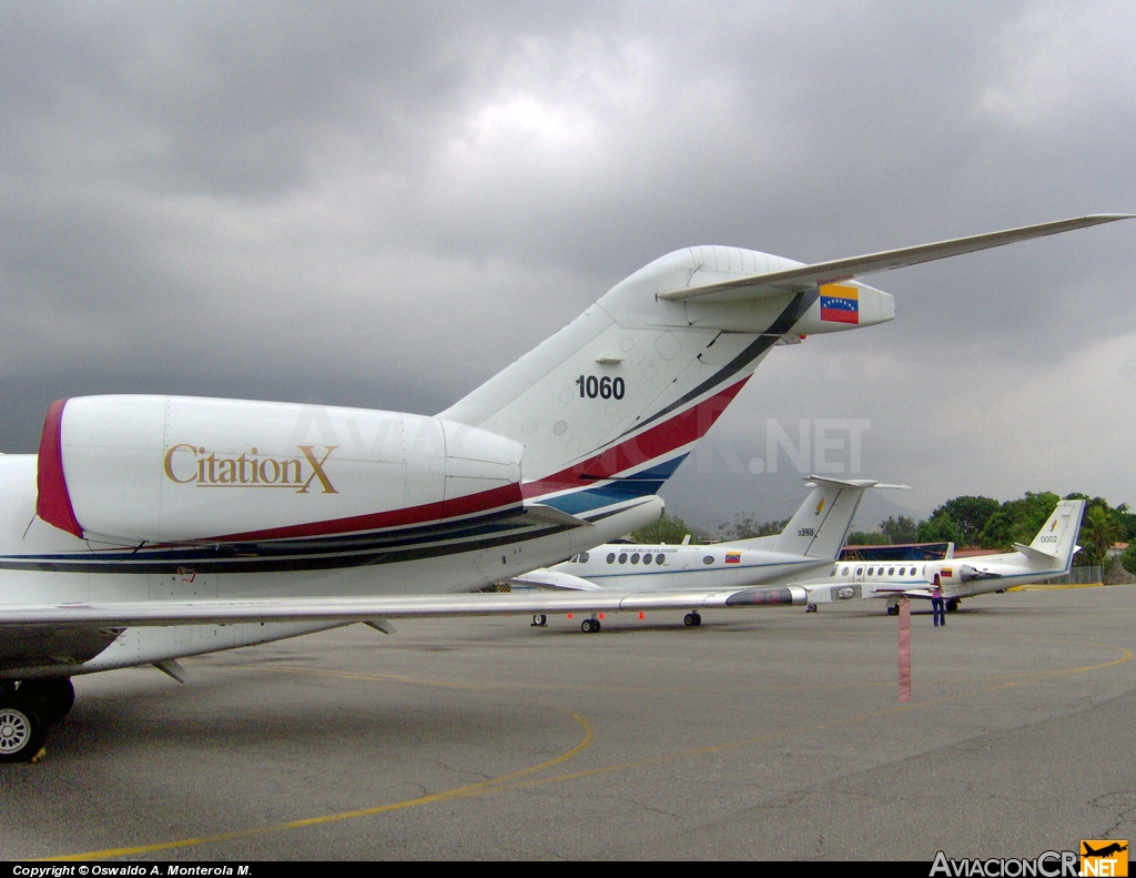 1060 - Cessna 750 Citation X - Aviacion Militar Bolivariana Venezolana - AMBV