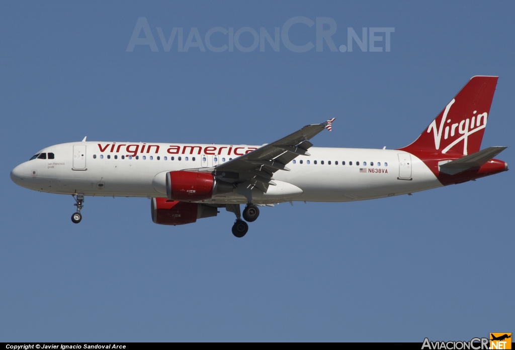 N638VA - Airbus A320-214 - Virgin America