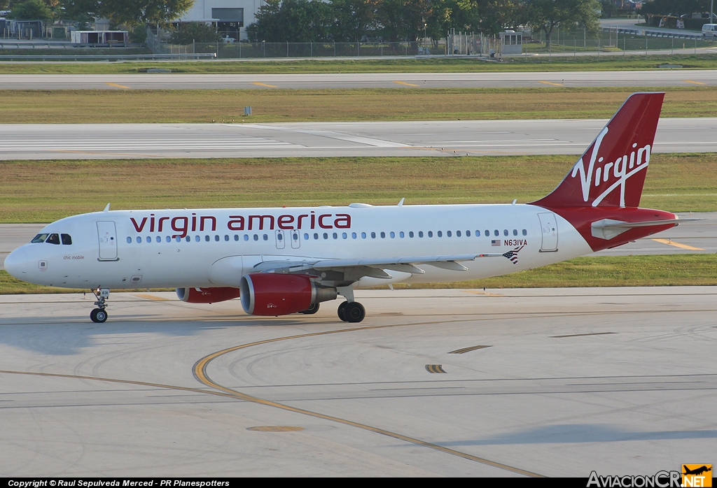 N631VA - Airbus A320-214 - Virgin America