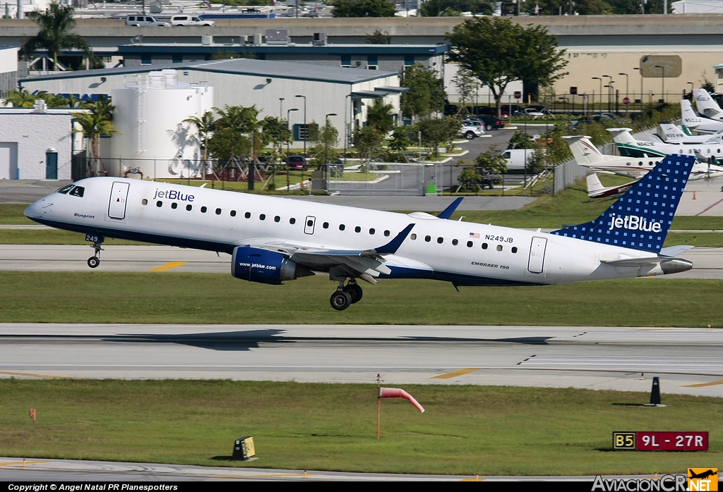 N249JB - Embraer 190-100IGW - Jet Blue