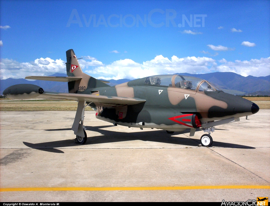 4380 - North American-Rockwell T-2D Buckeye - Aviacion Militar Bolivariana Venezolana AMBV