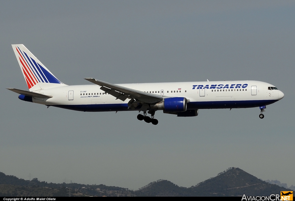 EI-UNF - Boeing 767-3P6/ER - Transaero Airlines