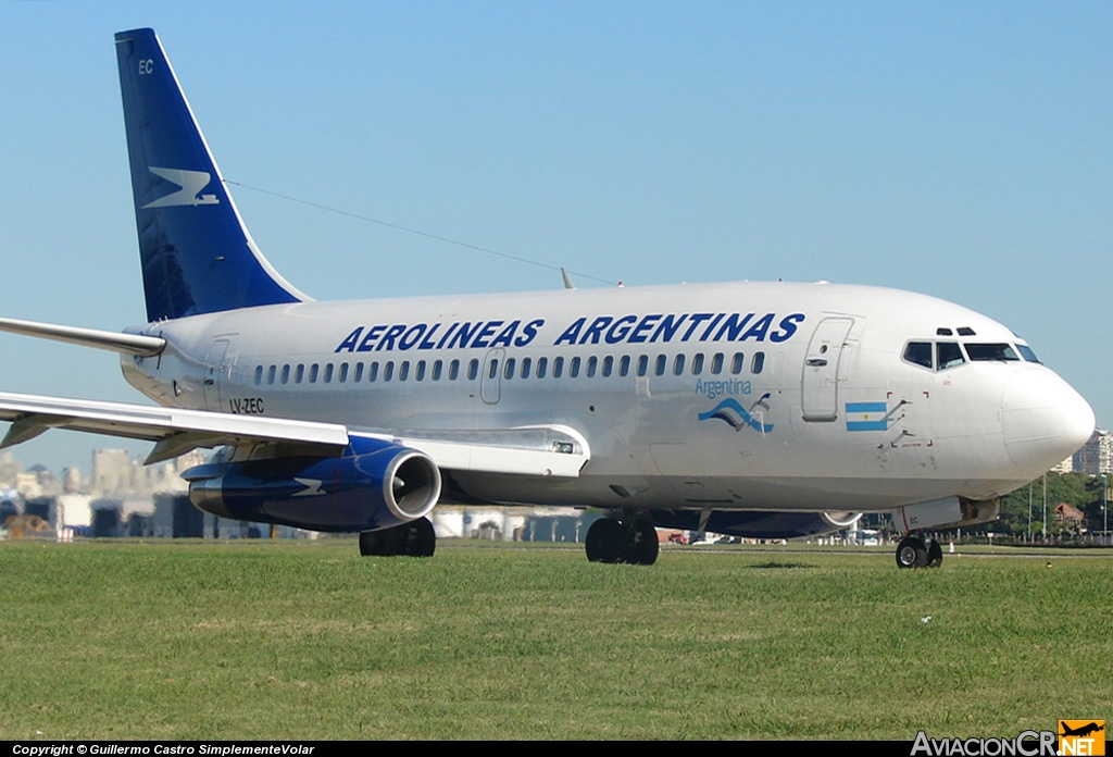 LV-ZEC - Boeing 737-236/Adv - Aerolineas Argentinas