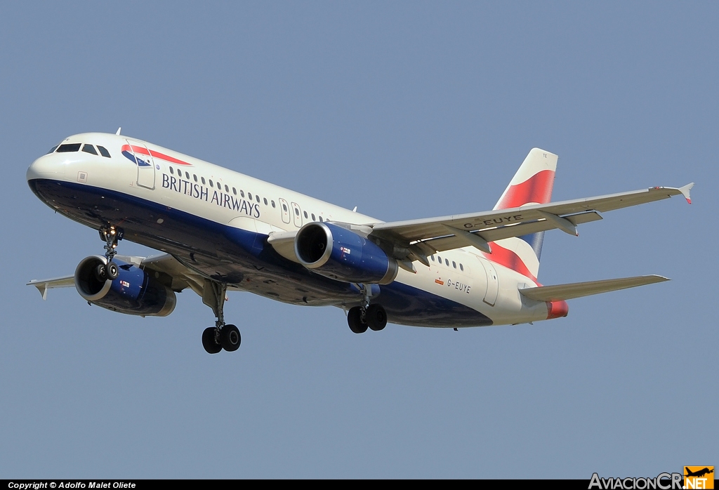 G-EUYE - Airbus A320-232 - British Airways