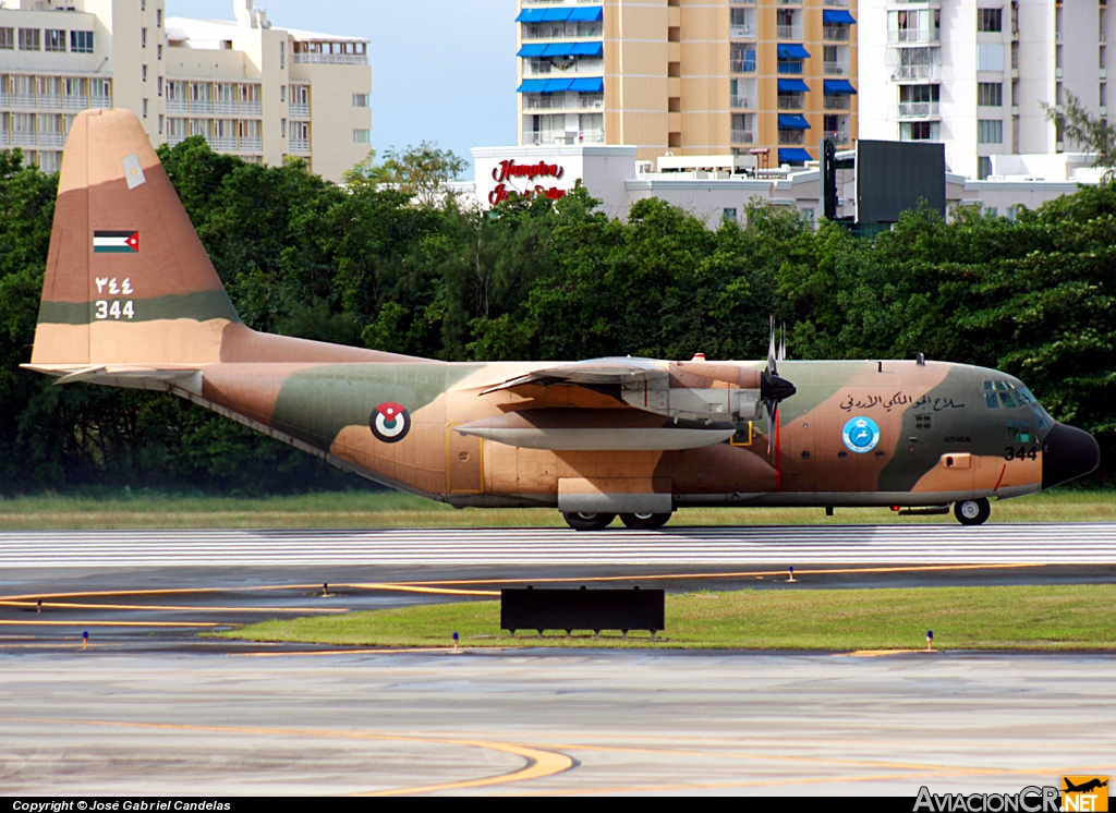 344 - Lockheed AC-130H Hercules (L-382) - Jordan - Air Force