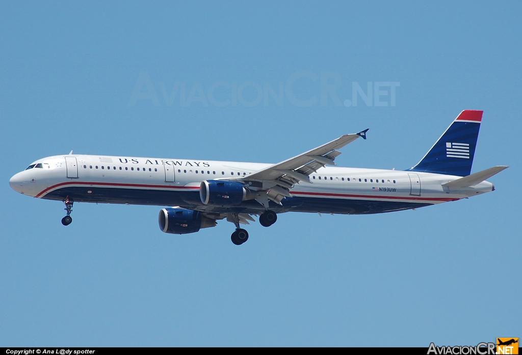 N193UW - Airbus A321-211 - US Airways