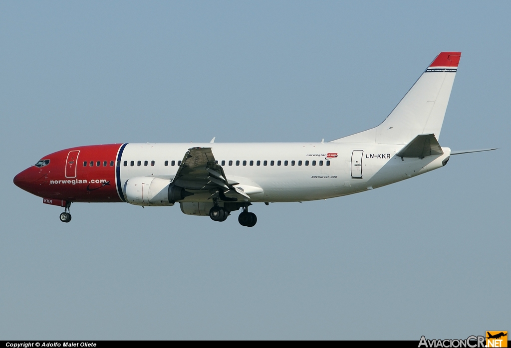 LN-KKR - Boeing 737-3Y0 - Norwegian Air Shuttle