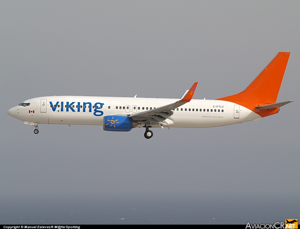 C-FYLC - Boeing 737-8BK - Sunwing Airlines