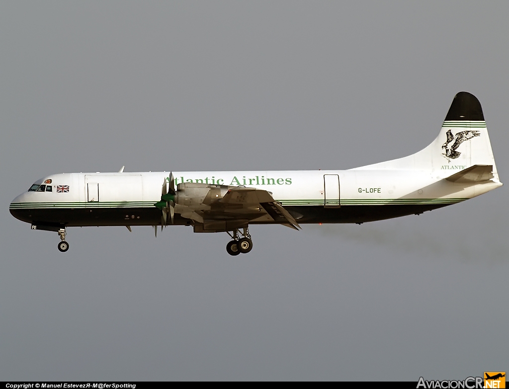 G-LOFE - Lockheed L-188C Electra - Atlantic Airlines