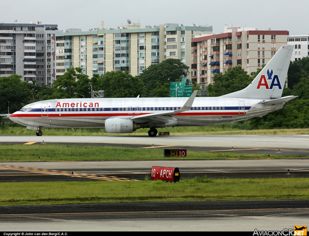 N915AN - Boeing 737-823 - American Airlines