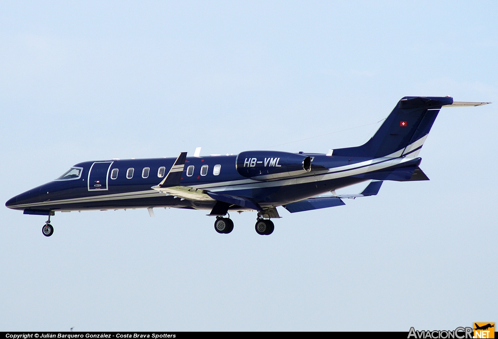 HB-VML - Learjet 45 - Privado