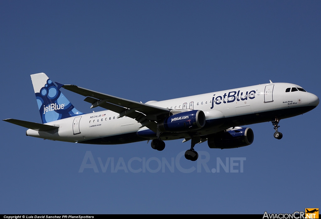 N534JB - Airbus A321-232 - Jet Blue