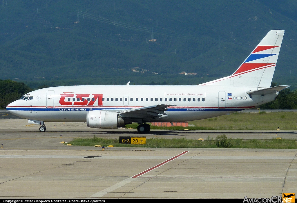 OK-XGD - Boeing 737-55S - CZECH AIRLINES