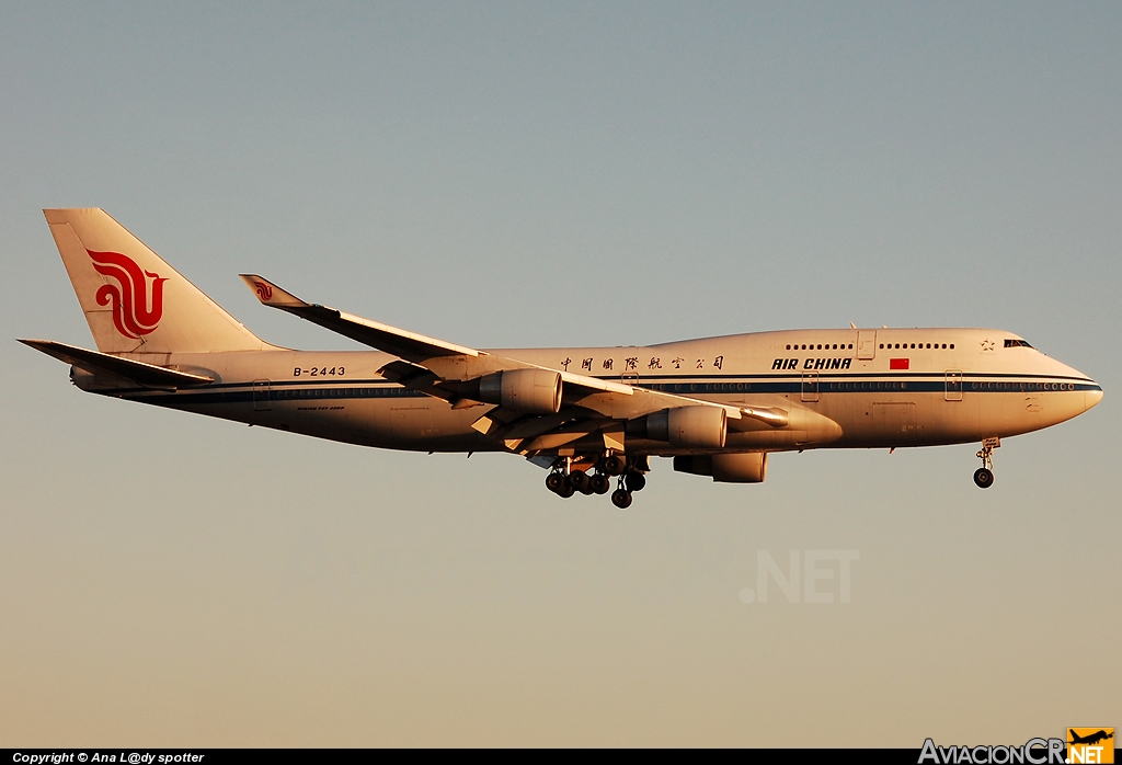 B-2443 - Boeing 747-4J6 - Air China