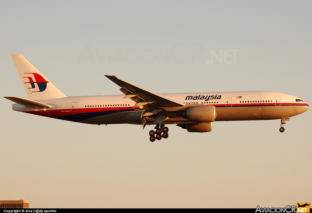 9M-MRM - Boeing 777-2H6/ER - Malaysia Airlines