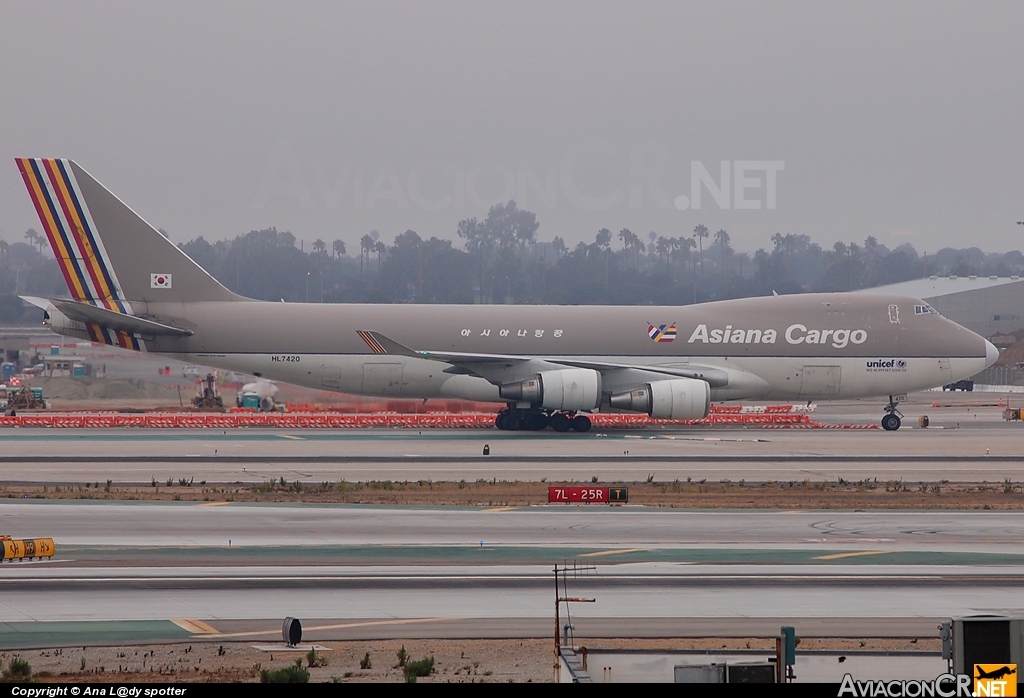 HL7420 - Boeing 747-48EF/SCD - Asiana Cargo
