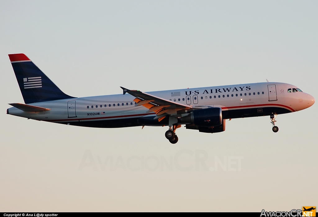N102UW - Airbus A320-214 - US Airways