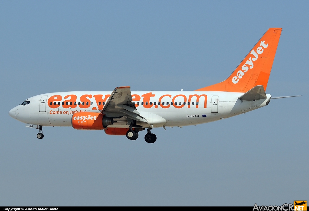 G-EZKA - Boeing 737-73V - EasyJet Airline