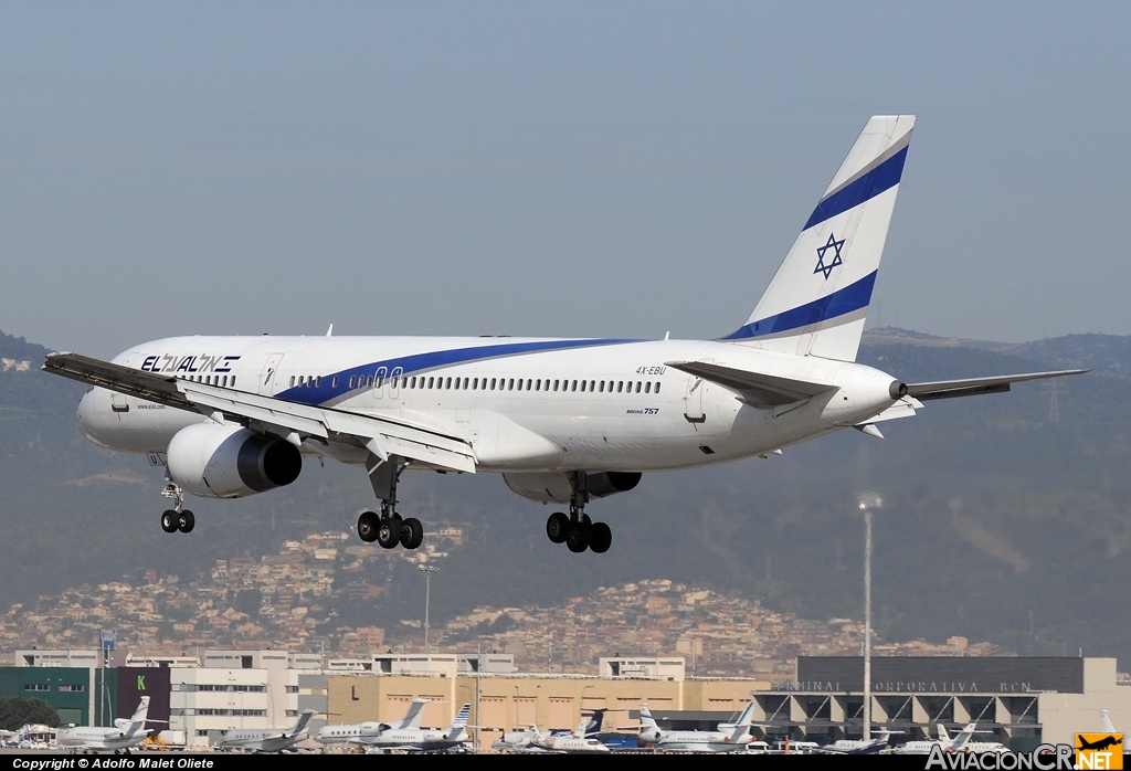 4X-EBU - Boeing 757-258 - El Al Israel Airlines