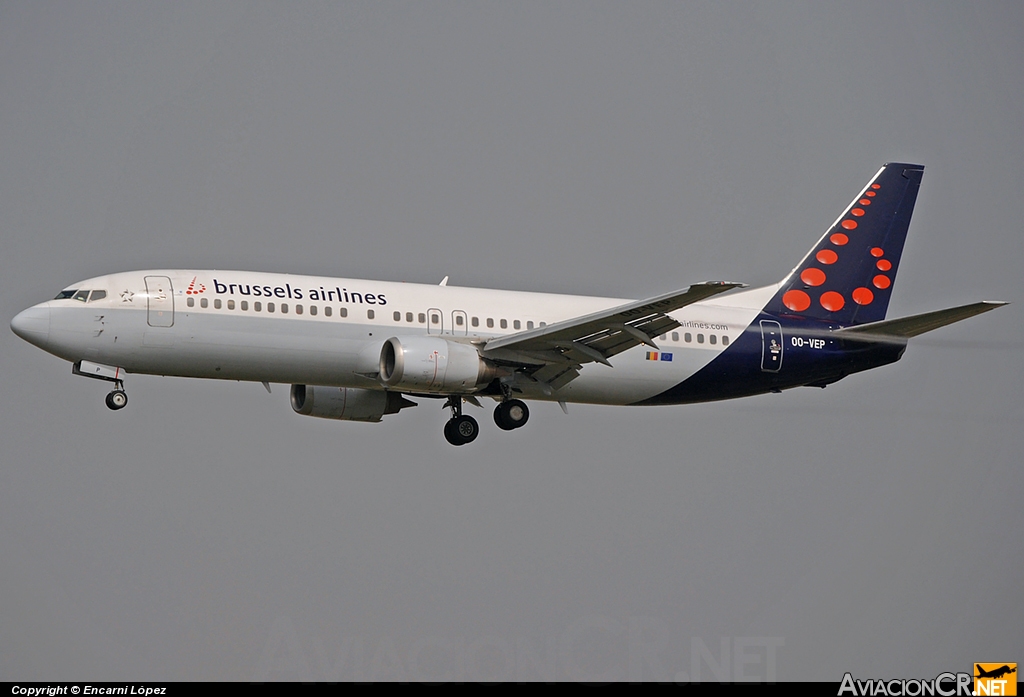 OO-VEP - Boeing 737-43Q - Brussels airlines