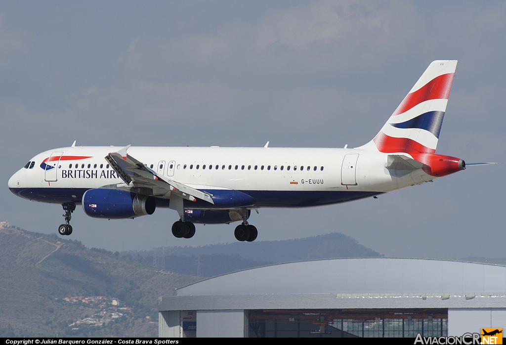 G-EUUU - Airbus A320-232 - British Airways