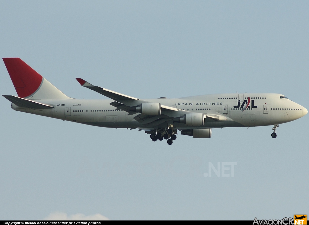 JA9918 - Boeing 747-441 - Japan Airlines - JAL