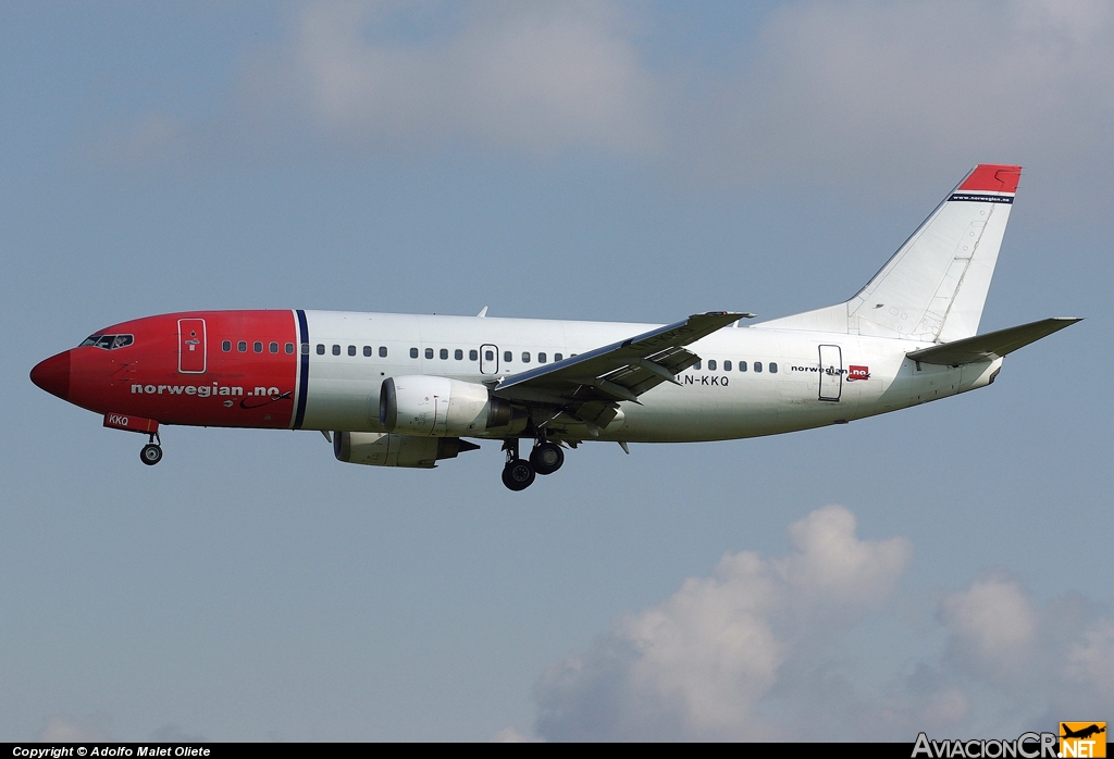 LN-KKQ - Boeing 737-36Q - Norwegian Air Shuttle