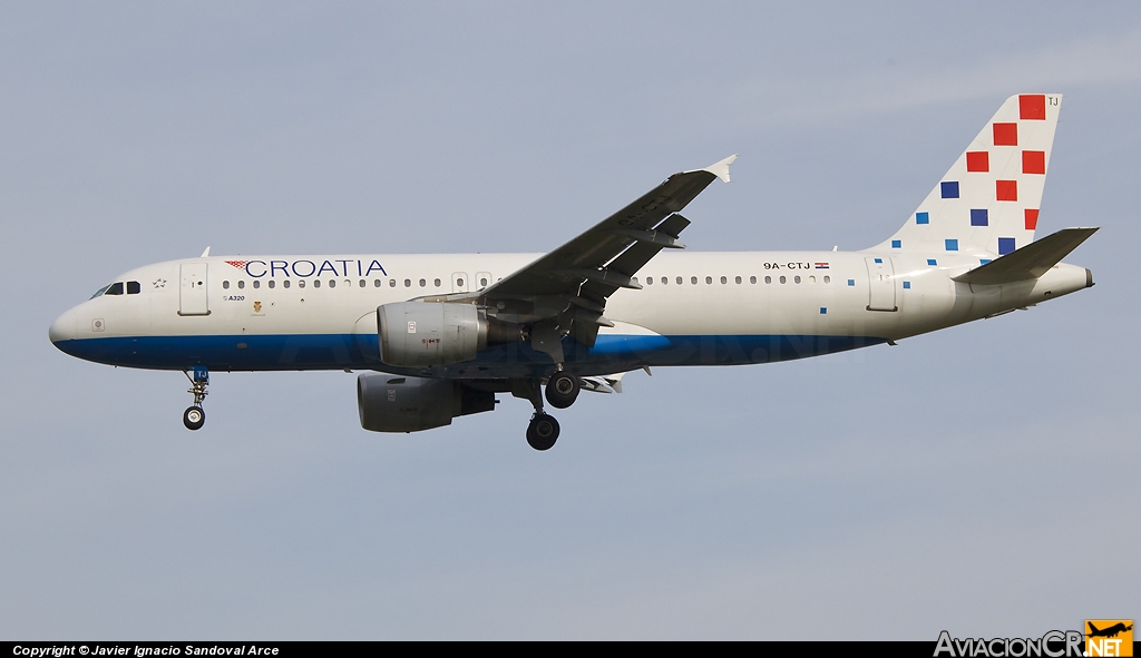 9A-CTJ - Airbus A320-214 - Croatia Airlines