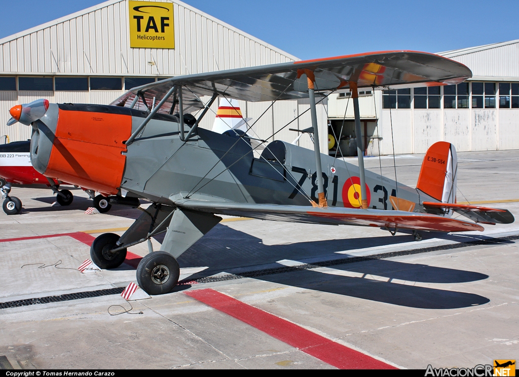 E.38-554 - CASA 1-131E Jungmann - Fundacio Parc Aeronautic de Catalunya